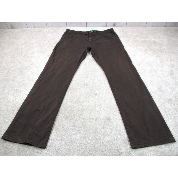 Ag Adriano Goldschmied Other - AG Adriano Goldschmied Jeans Mens 38x34 Brown Protege Straight Leg Pants USA *